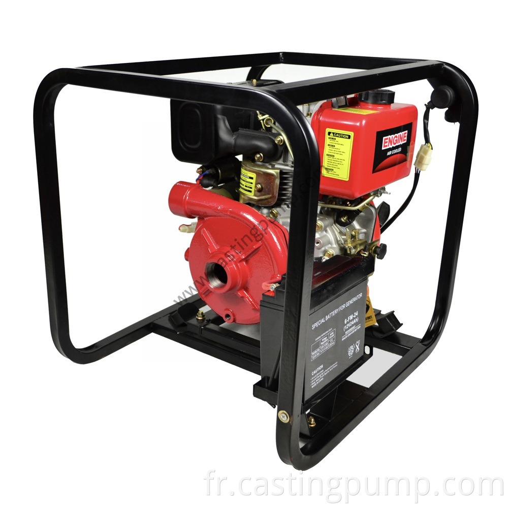 1.5” casting iron pump with diesel engine (2)